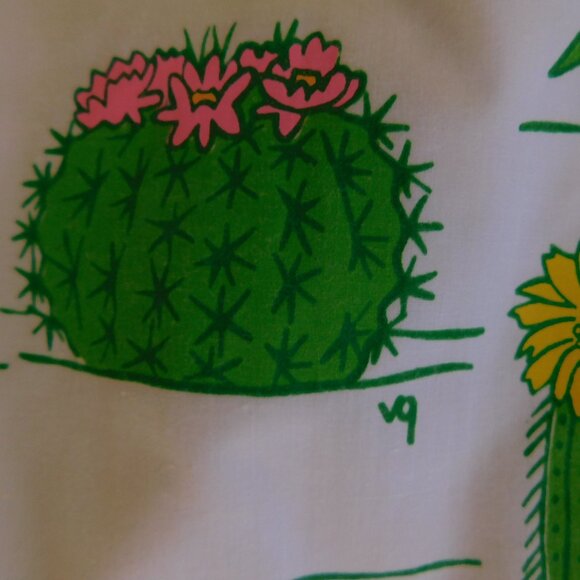 VTG Zio Luigi sleeveless top Pucci look harlequin mod 60s diamond tassel blouse - Picture 9 of 13